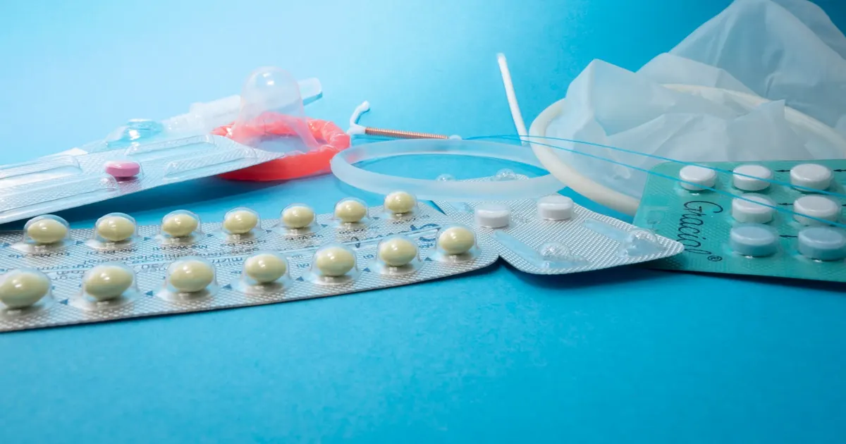 A blister pack of medication pills
